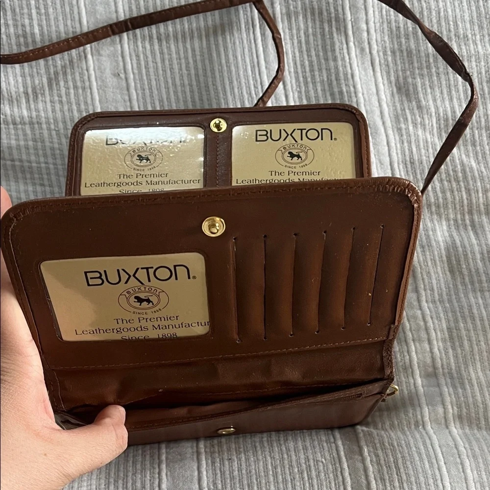 Vintage Leather Buxton Purse